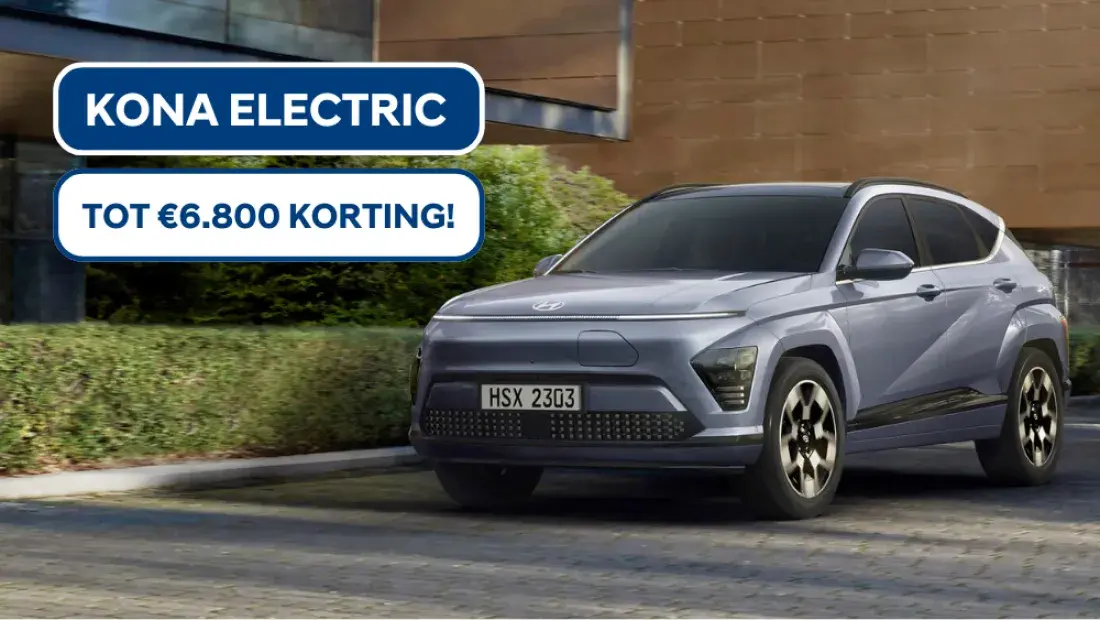 Hyundai KONA Electric actie Herwers