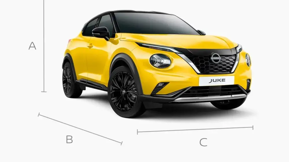 Nissan Juke afmetingen